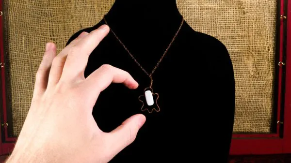 Ghost Pendant - Howlite