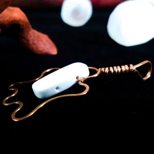 Ghost Pendant - Howlite