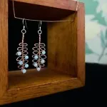 Rowan Leaflet Copper Earrings