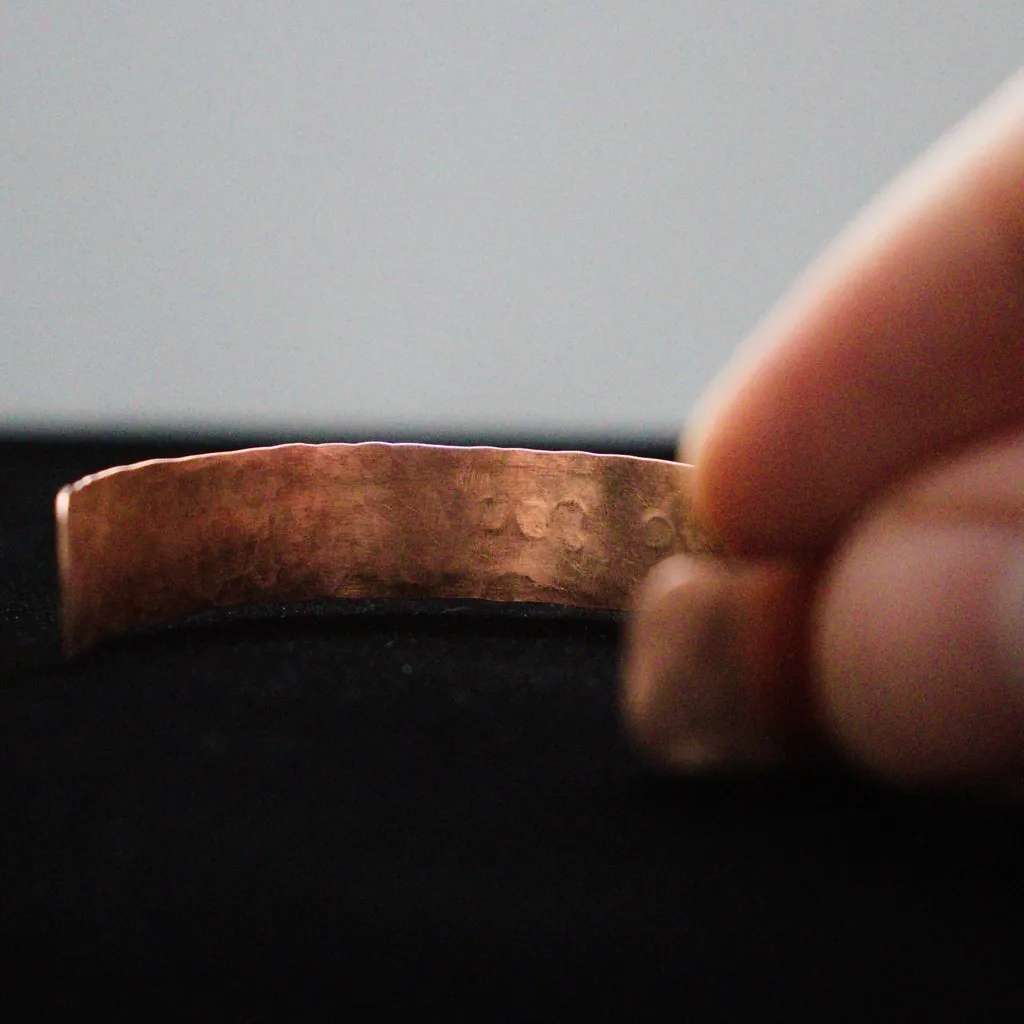 I Love You - Custom Stamped Copper Bracelet