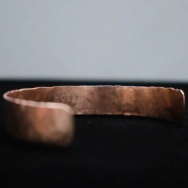 Olive You - Custom Stamped Copper Bracelet