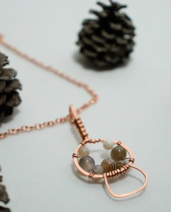 Magic Mushroom - Copper Pendant, Squishy