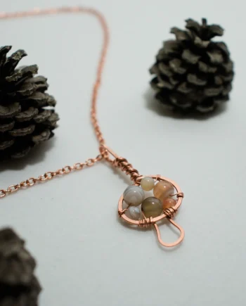 Magic Mushroom - Copper Pendant, Nub