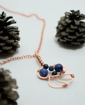 Oyster Mushroom - Copper Pendant, Stout