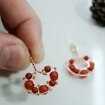 Reishi Mushroom - Copper Earrings