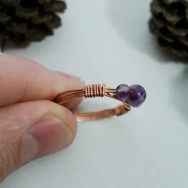 Simple Amethyst Ring