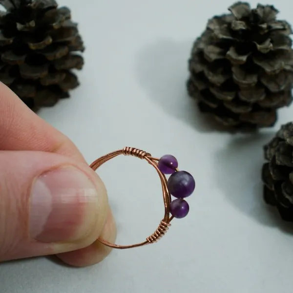 Simple Amethyst Ring