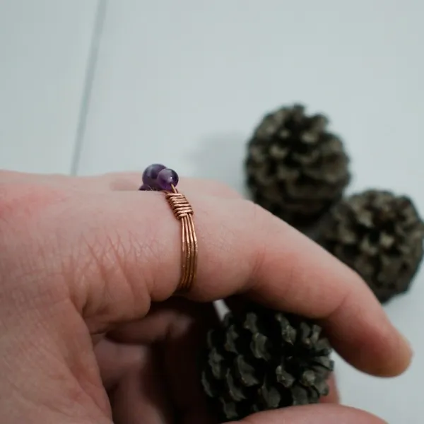 Simple Amethyst Ring