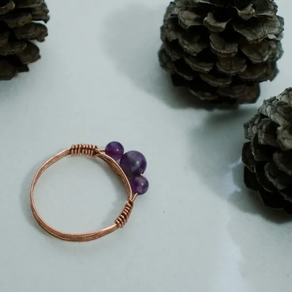 Simple Amethyst Ring