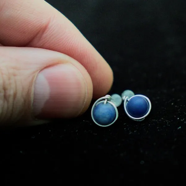 Simple Sodalite Earrings