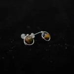 Simple Tiger Eye Earrings