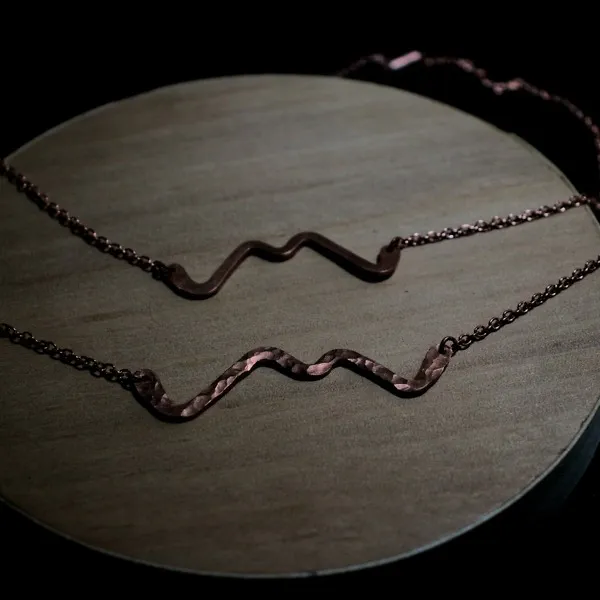 Mountainscape Necklace - Textured