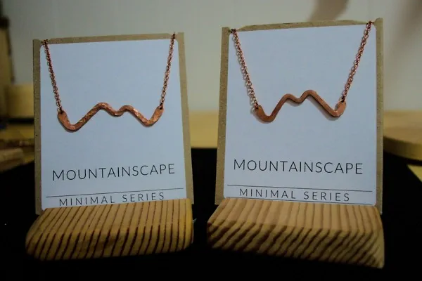 Mountainscape Necklace - Textured