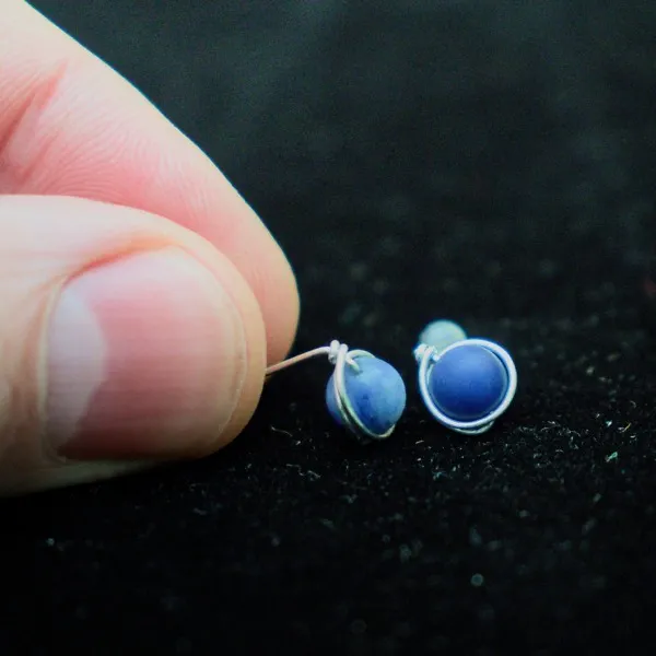 Simple Sodalite Earrings